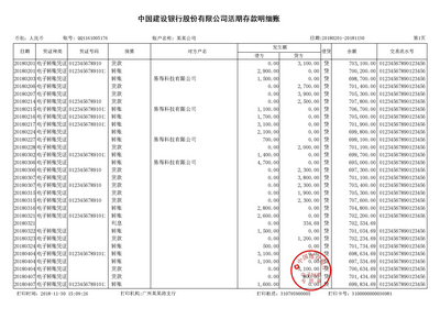 无锡对公流水制作案例